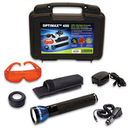 Optimax OFK-450 Blue Light LED Forensic Inspection Kit