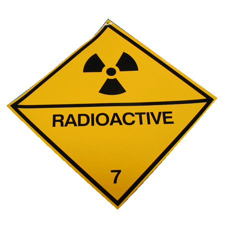 Magnetic Vehicle Radiation Sign